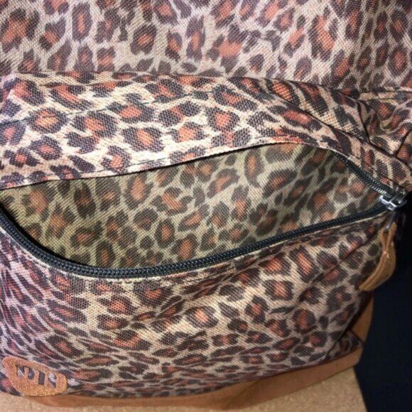 Salemi-pac Animal Print Backpack Pockets Zipper Padded SuedeLike 16x16” - Picture 3 of 10